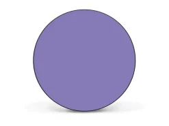 Banjado Magnettafel Rund Größe 47cm Magnetwand Schwarz Aus Metall Magnetpinnwand Pinnwand Motiv Lavendel