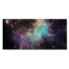 Banjado Magnettafel 78x37cm Magnetwand Silber Aus Metall Magnetpinnwand Pinnwand Inkl. 4 Magnete Motiv Im Weltall 2* Wanddekoration