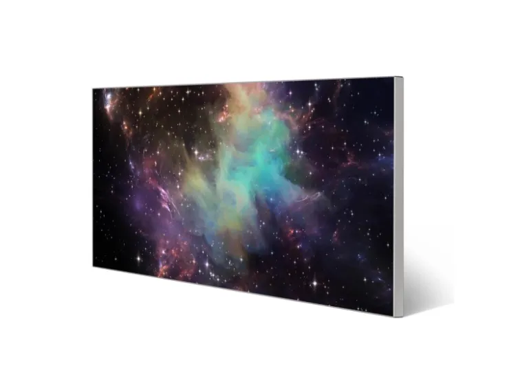 Banjado Magnettafel 78x37cm Magnetwand Silber Aus Metall Magnetpinnwand Pinnwand Inkl. 4 Magnete Motiv Im Weltall 2* Wanddekoration