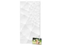 Banjado Magnettafel 37x78cm Magnetwand Weiß Aus Metall Magnetpinnwand Pinnwand Inkl. 4 Magnete Motiv Nautilus* Pinnwände