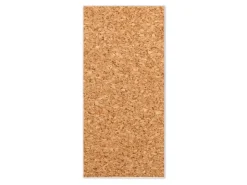 Banjado Magnettafel 37x78cm Magnetwand Weiß Aus Metall Magnetpinnwand Pinnwand Inkl. 4 Magnete Motiv Kork