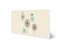 Banjado Magnettafel 78x37cm Magnetwand Weiß Aus Metall Magnetpinnwand Pinnwand Inkl. 4 Magnete Motiv Kugelfontänen* Pinnwände