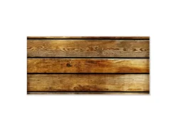 Banjado Magnettafel 78x37cm Magnetwand Weiß Aus Metall Magnetpinnwand Pinnwand Inkl. 4 Magnete Motiv Holzbretter