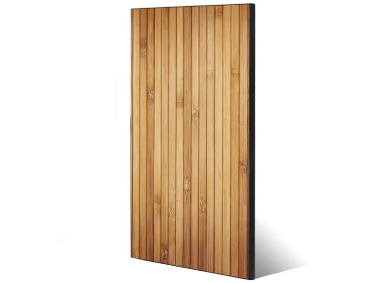 Banjado Magnettafel 37x78cm Magnetwand Schwarz Aus Metall Magnetpinnwand Pinnwand Inkl. 4 Magnete Motiv Bambusholz
