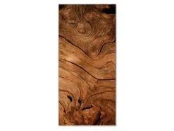 Banjado Magnettafel 37x78cm Magnetwand Silber Aus Metall Magnetpinnwand Pinnwand Inkl. 4 Magnete Motiv Trockenes Holz* Pinnwände