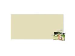 Banjado Magnettafel 78x37cm Magnetwand Weiß Aus Metall Magnetpinnwand Pinnwand Inkl. 4 Magnete Motiv Beige