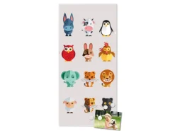 Banjado Magnettafel 37x78cm Magnetwand Weiß Aus Metall Magnetpinnwand Pinnwand Inkl. 4 Magnete Motiv Freunde* Pinnwände