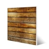 Banjado Magnettafel 50x50cm Magnetwand Weiß Aus Metall Magnetpinnwand Pinnwand Inkl. 4 Magnete Motiv Holzbretter* Pinnwände