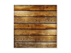 Banjado Magnettafel 50x50cm Magnetwand Weiß Aus Metall Magnetpinnwand Pinnwand Inkl. 4 Magnete Motiv Holzbretter* Pinnwände