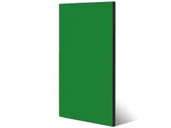 Banjado Magnettafel 37x78cm Magnetwand Schwarz Aus Metall Magnetpinnwand Pinnwand Inkl. 4 Magnete Motiv Grün* Pinnwände