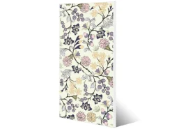 Banjado Magnettafel 37x78cm Magnetwand Weiß Aus Metall Magnetpinnwand Pinnwand Inkl. 4 Magnete Motiv Florale Tapete* Tapezierzubehör