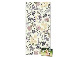 Banjado Magnettafel 37x78cm Magnetwand Weiß Aus Metall Magnetpinnwand Pinnwand Inkl. 4 Magnete Motiv Florale Tapete* Tapezierzubehör