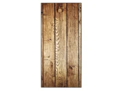 Banjado Magnettafel 37x78cm Magnetwand Schwarz Aus Metall Magnetpinnwand Pinnwand Inkl. 4 Magnete Motiv Geöltes Holz* Wanddekoration|Pinnwände