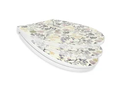 Banjado Premium Toilettendeckel Mit Absenkautomatik WC-Sitz Soft Close Hygienischer Klodeckel Duroplast Mit Motiv Florale Tapete* Tapezierzubehör