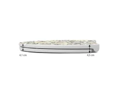 Banjado Premium Toilettendeckel Mit Absenkautomatik WC-Sitz Soft Close Hygienischer Klodeckel Duroplast Mit Motiv Florale Tapete* Tapezierzubehör