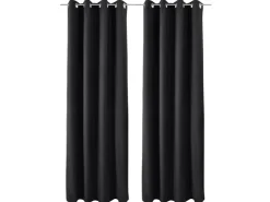 Beautissu Amelie TO Vorhang mit Öse 140x245cm 2tlg* Türvorhänge