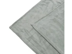Beautissu Aurelia Decke 150x200cm Hellgrau