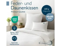 Beautissu BeauNuit FK Kopfkissen 40x80cm Weiß