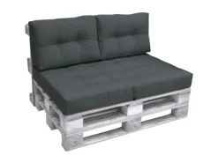 Beautissu ECO Elements Palettenkissen Rücken 60x40x20cm 2tlg* Kissen