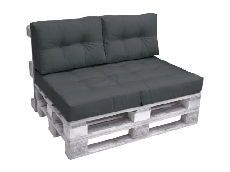 Beautissu ECO Elements Palettenkissen Rücken 60x40x20cm 2tlg* Kissen