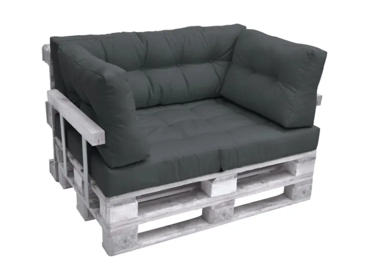 Beautissu ECO Elements Palettenkissen Rücken 60x40x20cm 2tlg* Kissen