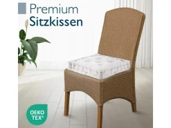 Beautissu Mila Stuhlkissen 50x50x10cm* Kissen