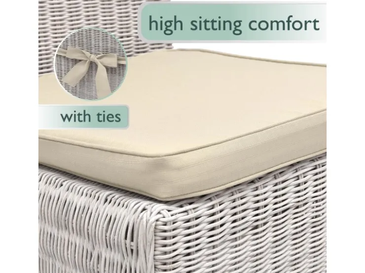 Beautissu Pia Stuhlkissen 45x40x5cm 4tlg* Sessel|Hocker