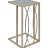 Beistelltisch Blush Bordeaux Eckig 54 cm x 30 cm x 30 cm Gold
