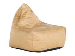 Beliani Sitzsack DROP Gold 75x63x73