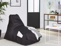 Beliani Sitzsack SIESTA Schwarz 100x61x75* Sitzsäcke