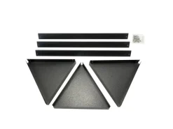 Bellissa Pflanzregal Triangolo Dreieckig Anthrazit-Metallic 71cm x 35cm x 35cm* Eckregale