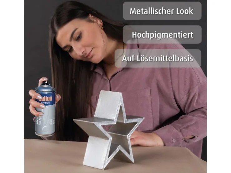 belton Buntlack Perfect Silver Metal Seidenmatt 400 ml* Kreativfarben