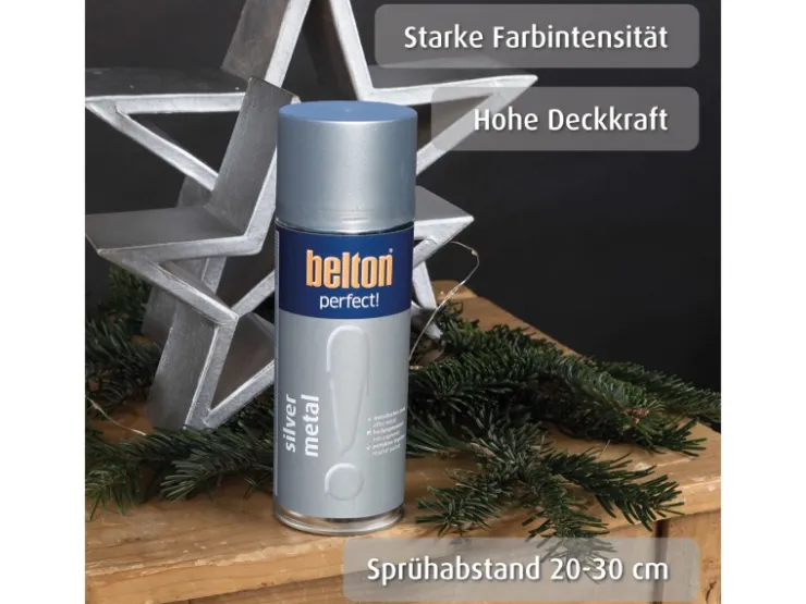 belton Buntlack Perfect Silver Metal Seidenmatt 150 ml* Kreativfarben