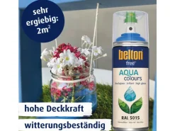 belton Free AQUAcolours Buntlack RAL 5015 hochglänzend 400 ml