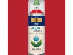 belton Free AQUAcolours Buntlack RAL 3000 hochglänzend 400 ml
