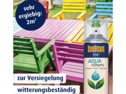 belton Free AQUAcolours Klarlack hochglänzend 400 ml* Sprühlacke|Bastelzubehör