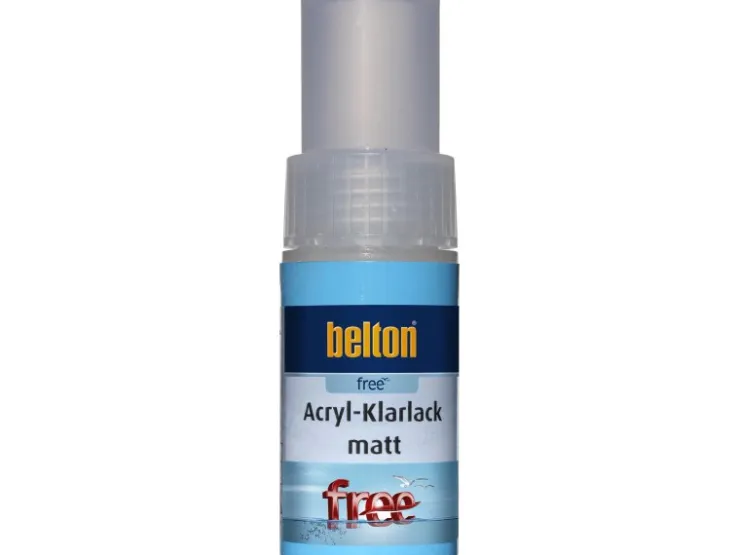belton Free AQUAcolours Lackstift matt 9 ml* Klarlacke