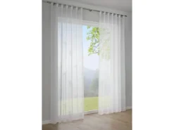 Bennetti Schlaufenschal Voile-Flock Weiß 140 x 245 cm