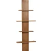 BERLINLODGE Teak-Wandregal HxBxT 151x56x15cm Badregal Hängeregal Regal Hochwertiges B-Grade-Teak Kernholz 20-30 Jahre* Weitere Regale