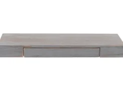 BERLINLODGE Wandregal HxBxT 8x80x25cm Schweberegal Wandboard Hängeregal Regal Schublade Massiv-Holz Shabby* Schweberegale|Holzregale