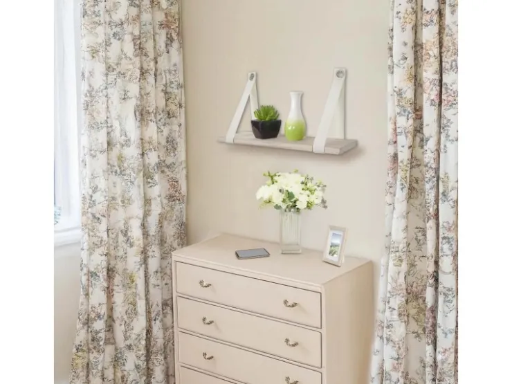 BERLINLODGE Wandregal HxBxT 27x50x13cm Hängeregal Regal Shabby-Look Vintage farben* Weitere Regale
