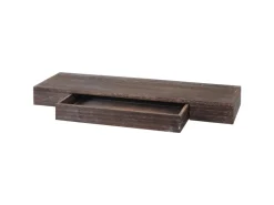 BERLINLODGE Wandregal HxBxT 8x80x25cm Schweberegal Wandboard Hängeregal Regal Schublade Massiv-Holz Shabby* Schweberegale|Holzregale