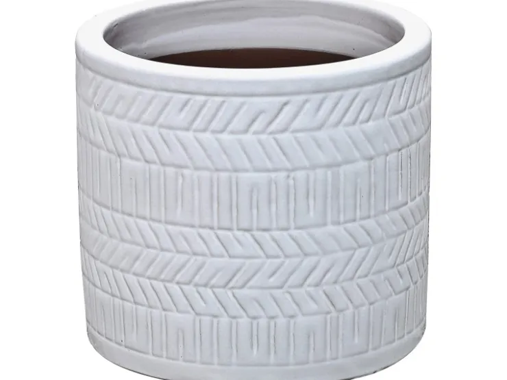 Übertopf Keramik Strukturiert Ø 19 x 17 cm* Kommode