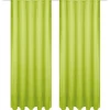 Bestgoodies Dekoschal Ellen Universalband Blickdicht 2er Pack 140 cm x 145 cm Grün