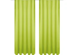 Bestgoodies Dekoschal Ellen Universalband Blickdicht 2er Pack 140 cm x 145 cm Grün