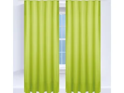 Bestgoodies Dekoschal Ellen Universalband Blickdicht 2er Pack 140 cm x 145 cm Grün