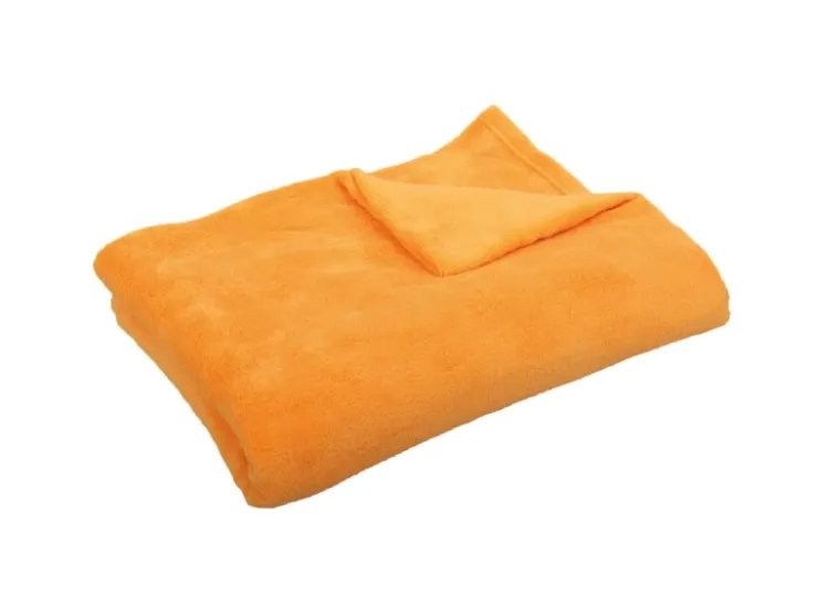 Bestgoodies Mikrofaser Decke Apricot 210 x 280 cm* Überwürfe|Decken