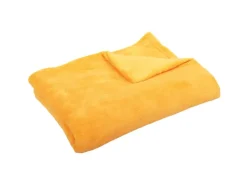 Bestgoodies Mikrofaser Decke Hellorange Marigold 90 x 140 cm