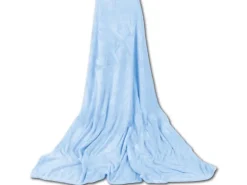 Bestgoodies Mikrofaser Decke Blau Babyblau 220 x 240 cm