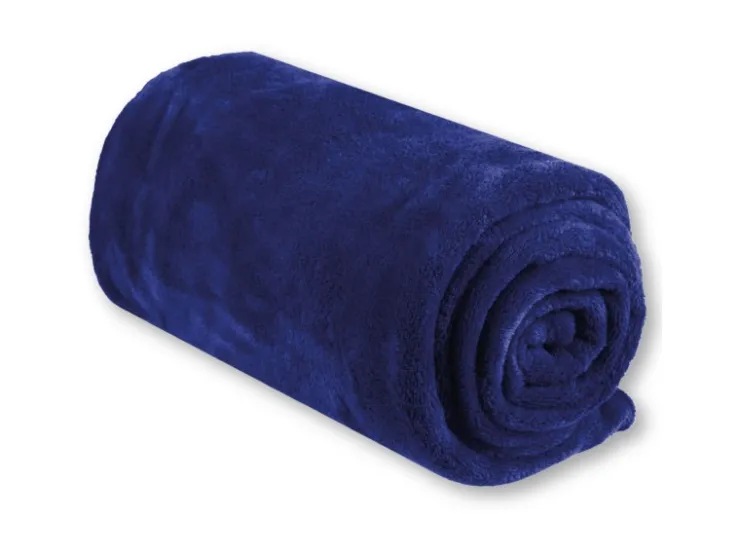Bestgoodies Mikrofaser Decke Blau Mittelblau 90 x 140 cm* Überwürfe